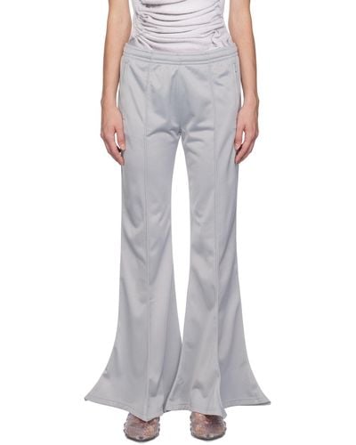Y. Project Grey Trumpet Trousers - White