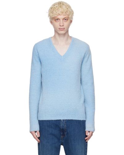 Barena Brushed Sweater - Blue