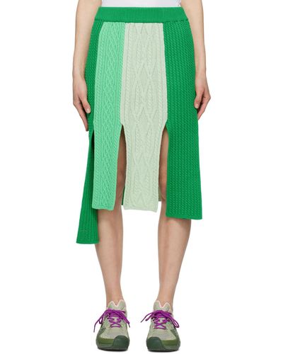 ANDERSSON BELL Paola Midi Skirt - Green