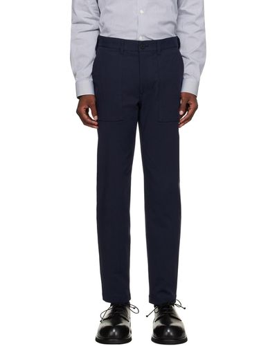Theory Navy Pocket Trousers - Blue