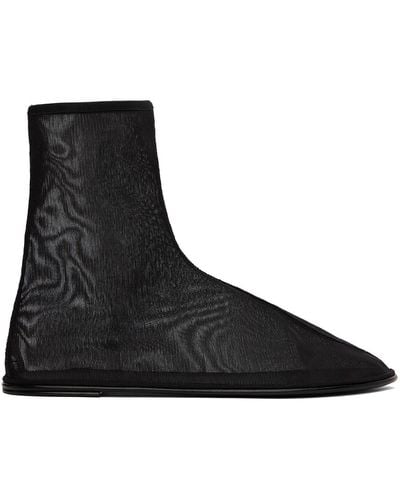 The Row Sock Boots - Black