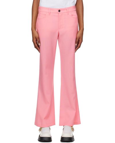 Marni Flared Trousers - Pink