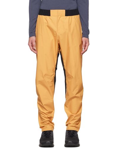 On Shoes Yellow & Black Storm Lounge Trousers - Multicolour