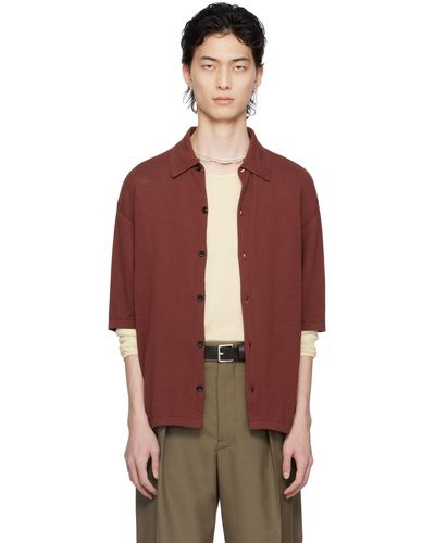 Lemaire Button Shirt - Red