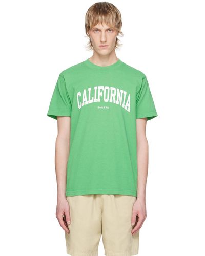 Sporty & Rich Sportyrich t-shirt 'california' vert