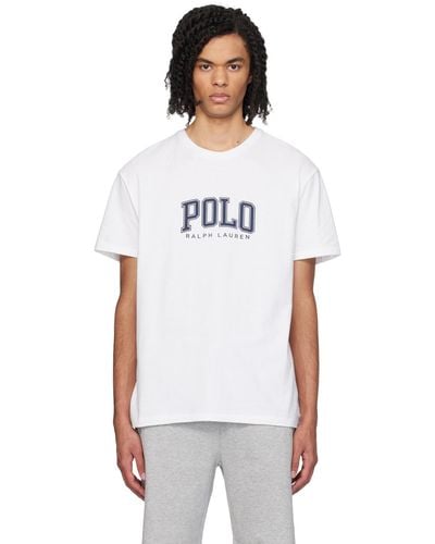 Polo Ralph Lauren ホワイト グラフィックtシャツ