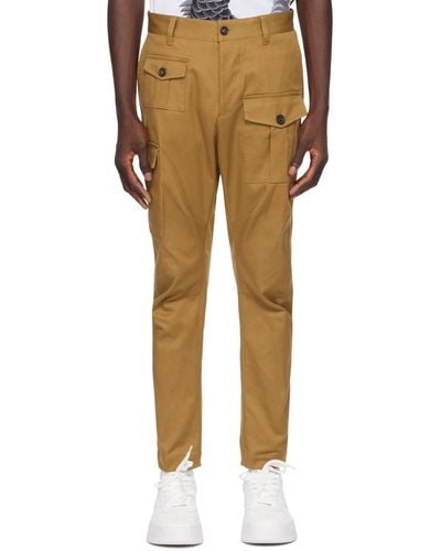 DSquared² Dsqua2 pantalon cargo sexy brun clair - Multicolore
