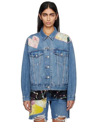 Anna Sui Levi'sエディション ブルー デニムジャケット