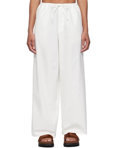 Baserange Kolla Lounge Pants - White