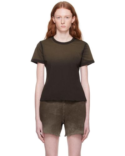 Cotton Citizen T-shirt brun - Noir