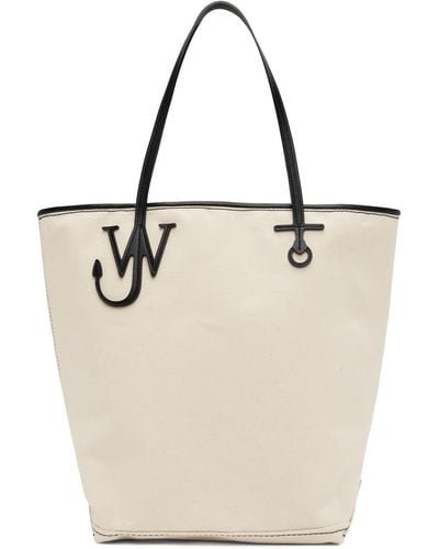 JW Anderson Off-white Tall Anchor Tote - Natural