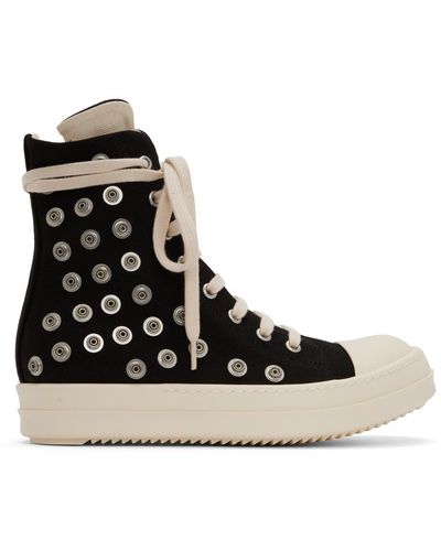 Rick Owens DRKSHDW Sneaks All-over Button - Black