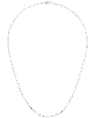 MAPLE Figaro Chain Necklace - White