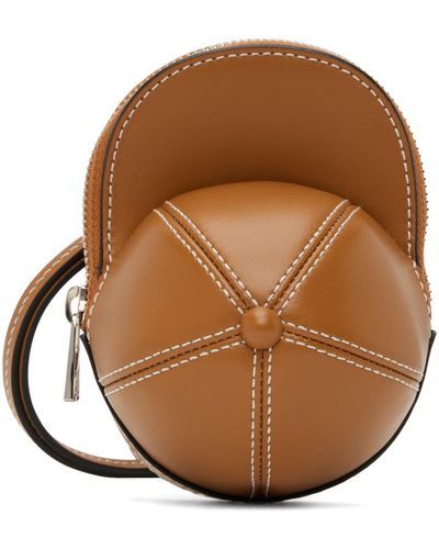 JW Anderson Tan Mini Cap Bag - Brown