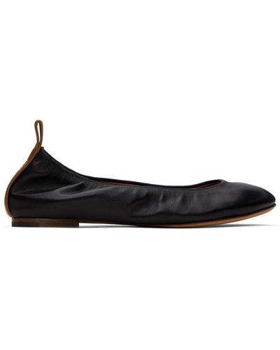 Lanvin Ballerines noires en cuir