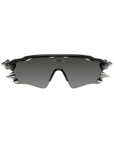 Vetements Black Oakley Edition Spikes 200 Radar Ev Sunglasses