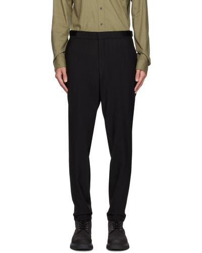 HUGO Black Belted Trousers