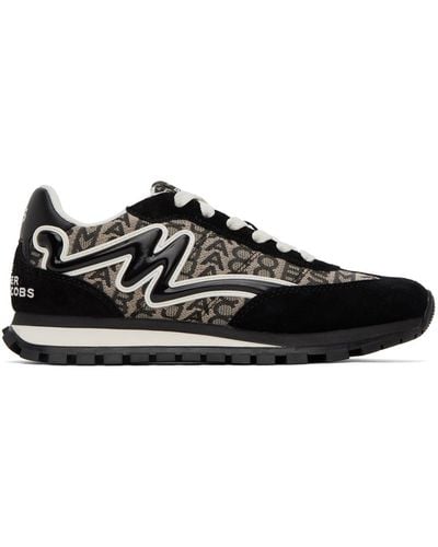 Marc Jacobs Black & White 'the Monogram jogger' Trainers