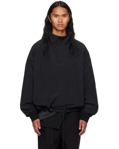 Juun.J Half-zip Jacket - Black