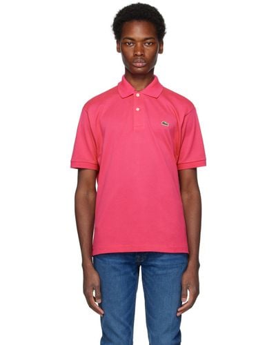 Lacoste Pink Original Polo - Red