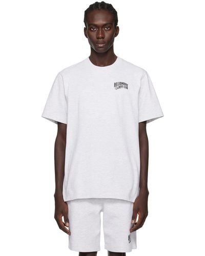 BBCICECREAM T-shirt gris à logos imprimés - Blanc