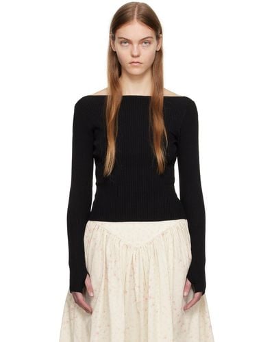 Sandy Liang Times Sweater - Black
