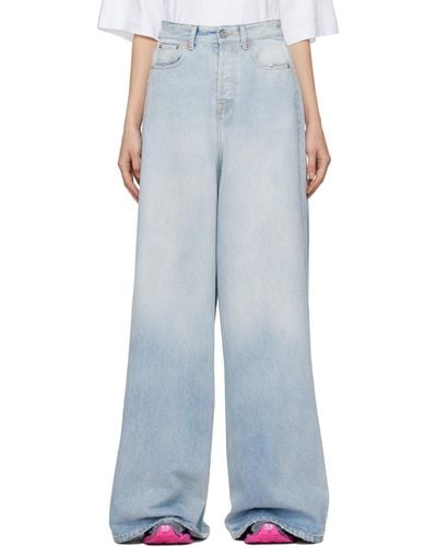 Vetements Destroyed Jeans - White