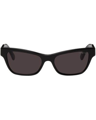 Vogue Eyewear Hailey Bieber Edition Rectangular Sunglasses - Black