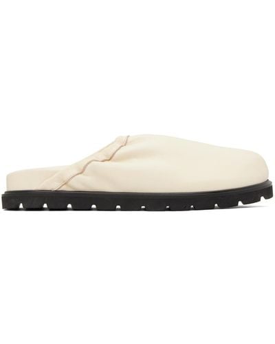 Reike Nen Off- Single Layer Slip-on Loafers - Black