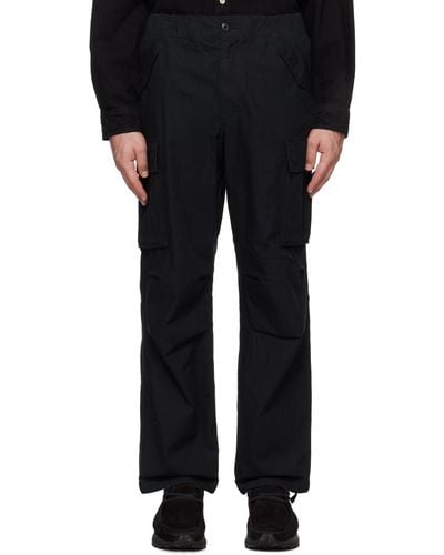 thisisneverthat Pantalon cargo noir à coupe classique