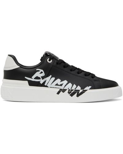 Balmain B-court スニーカー - ブラック