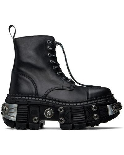 Vetements New Rock Edition Destroyer Boots - Black