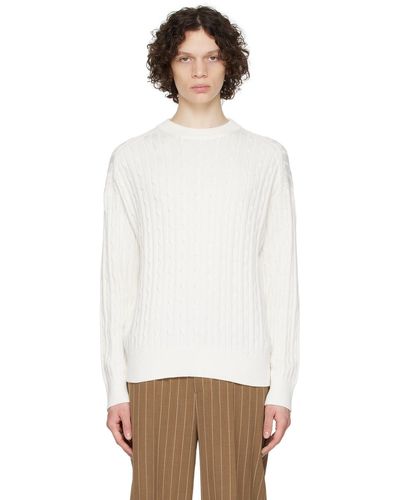 Filippa K Braided Sweater - White
