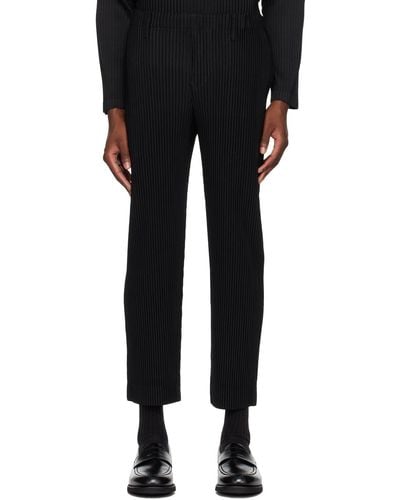 Homme Plissé Issey Miyake Tailored Pleats 2 Trousers - Black