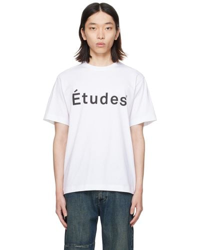 Etudes Studio Études ホワイト Wonder Tシャツ