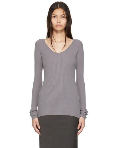 Low Classic Grey Rayon Jumper