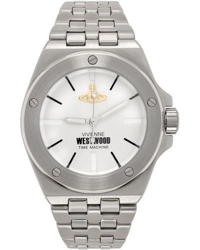 Vivienne Westwood Silver Leamouth Watch - Grey