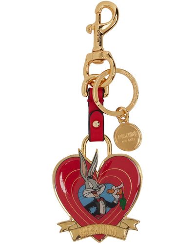 Moschino Red Bugs Bunny Keychain