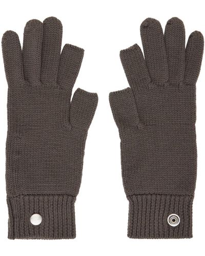 Rick Owens Wool Touchscreen Gloves - Multicolor