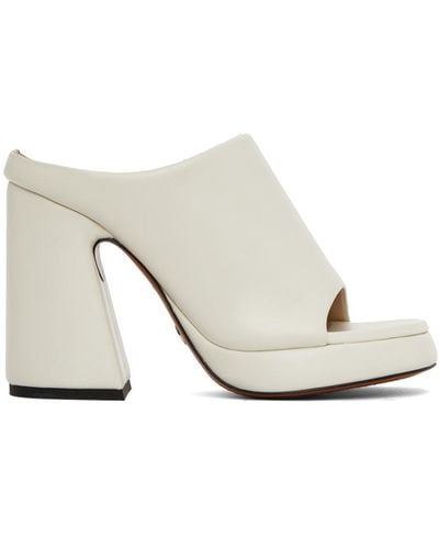 Proenza Schouler Off-white Forma Platform Sandals - Black