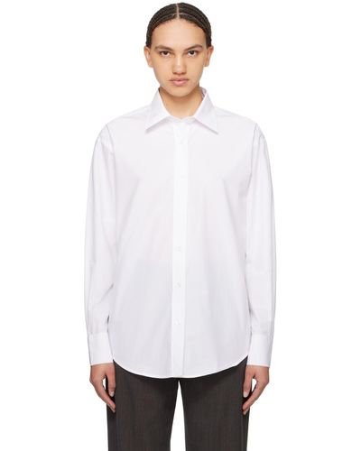 Filippa K ホワイト オーバーサイズ シャツ