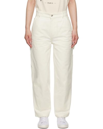 Maison Kitsuné Off-white Pocket Pants