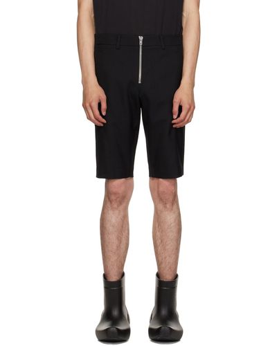 we11done Slim-fit Shorts - Black