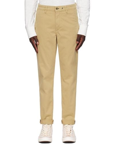 Rag & Bone Khaki Fit 2 Trousers - Natural