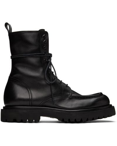 Officine Creative Black Eventual 019 Boots