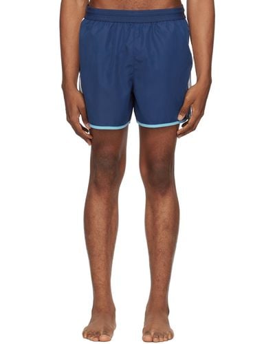 Lacoste Colorblock Swim Shorts - Blue