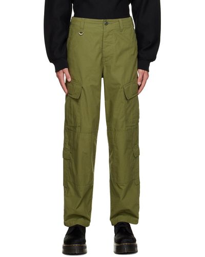 Uniform Experiment Relaxed-fit Cargo Trousers - Green