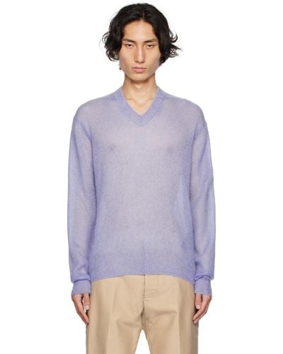 Tom Ford Purple Brushed Sweater