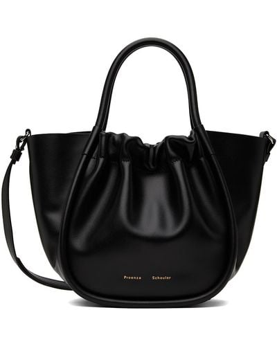 Proenza Schouler Small Ruched Tote - Black