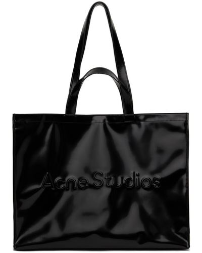 Acne Studios Cabas noir à logo